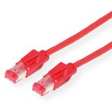 DÄTWYLER S/FTP Patchkabel Cat.6 (Class E), CU 7702 flex LS0H, Hirose TM21, rood, 7 m