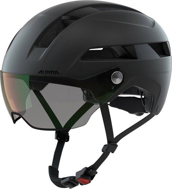 Alpina Soho Visor V Helmet - Black - Size S