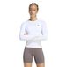 adidas dames Power Essentials Workout Contour Long Sleeve Shirt, white, XXL