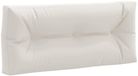 vidaXL - Palletrugkussen - VIANEN - 100% Polyester - Wit - 120 x 40 x 12 cm