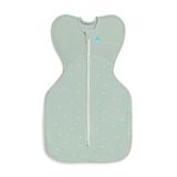 Love to Dream Babyslaapzak Swaddle Up™ - Inbakeren - Baby 0-3 maanden - 3.5-6 kg - All season - 1.5 TOG - Olive Twigs