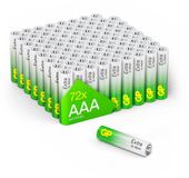 GP Extra Alkaline AAA batterijen - 72 stuks