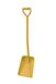 Maya Professional Tools 14103-4 eendelige schep, korte steel, FBK/levensmiddelhygiëne, 270 mm x 340 mm x 1120 mm, geel