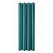 Design91 Glad blackout verduisterende plooiband zachte gordijnen gordijnen modern eenvoudig slaapkamer kinderkamer woonkamer petrol 135x250cm