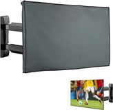 kwmobile TV-hoes voor buiten - Compatibel met 49-50" TV - Outdoor beschermhoes voor televisie - Grijs