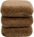 Kare Design Draaikruk Pepino 45x45cm bruin