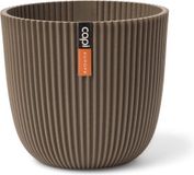 Capi Europe Bloempot bol Groove 13x12 cm Warm taupe