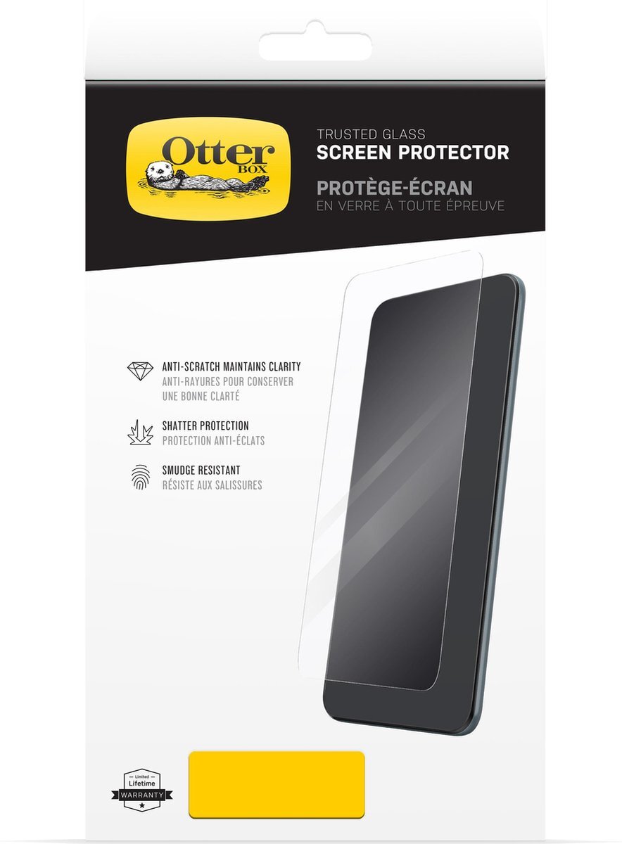 OtterBox Trusted Glass screenprotector voor iPhone 12 / iPhone 12 Pro - Transparant