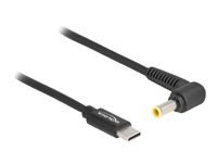 DeLOCK 87980 USB-C naar Samsung notebook laadkabel, 5.5 x 3.0 mm, 1.5 meter, Zwart