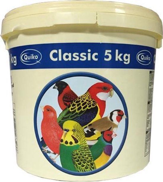 Quiko Classic - 5kg - Vogelvoer voor Kanaries en Parkieten