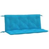 Coussin de banc de jardin lot de 2 bleu clair tissu Oxford