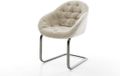 DELIFE Gaio-Flex Grafiet Geweven Stof Beige