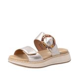 Remonte D3J51 Dames Slippers Brons Leer 40 EU
