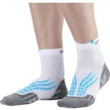 Monnet Sokken Elite Hardlopen Unisex Laag Wit Blauw Schoenmaat 37/38 Gerecycled Polyester