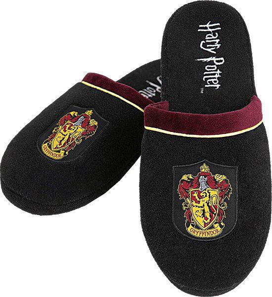 FUNIDELIA Harry Potter Gryffindor Slippers - Unisex - 37/41 - Red