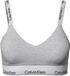 Calvin Klein dames Modern Cotton lightly lined bralette - grijs