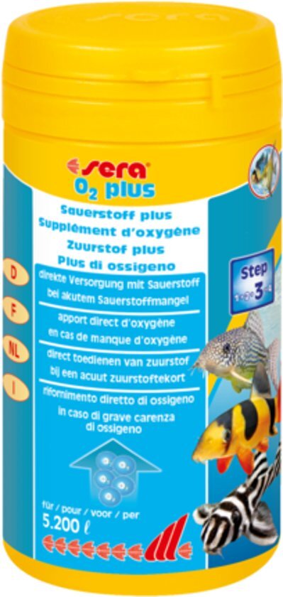 Sera O2 plus 260gr zuurstof toevoeging