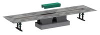 Hansgrohe uBox universal - Complete set voor douchegoten - 100 cm - RVS
