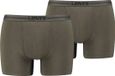 Levi's Tencel herenondergoed retro shorts boxershorts, set van 2, Khaki, Maat M