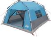 vidaXL Instanttent - waterdicht - 4-persoons - Blauw