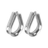 cyclingcolors Set van 2 naaimoeren voor verzinkte staalkabels, 16 mm