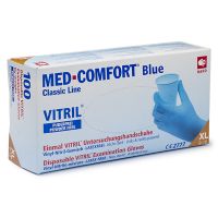 Vitril handschoenen maat XL poedervrij (blauw, 100 stuks)