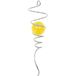 HQ Invento Crystal Twist 27 cm geel - mobiel metaal glazen bol