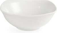 Olympia Schaaltje 18cm Wit Porselein Vierkant
