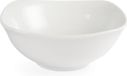 Olympia Schaaltje 18cm Wit Porselein Vierkant