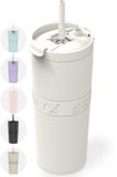 ONYX Bouteille d'eau avec paille 700ML - Coco Milk