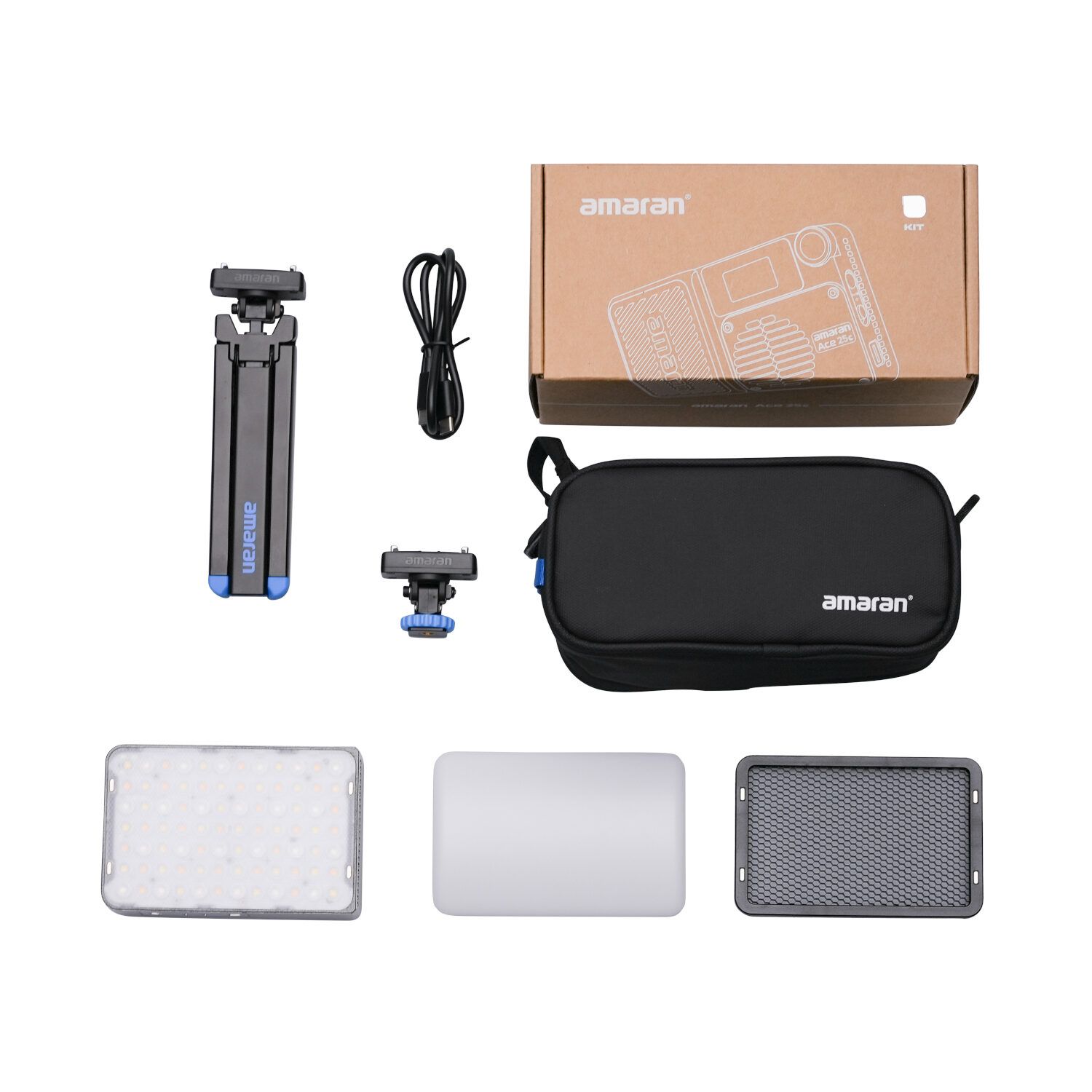 Amaran Ace 25c On-Camera LED Light Kit - Silver