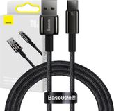 Baseus Tungsten Gold USB-C naar USB-C kabel 100W 2m zwart