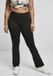Urban Classics Organic Interlock Bootcut Dames Legging - Zwart - XXL