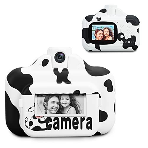 Livecitys Instant Camera voor kinderen 2,4 inch scherm 1080p video oplaadbare draagbare kinderen mini videocamera met drukpapier en 32G geheugenkaart