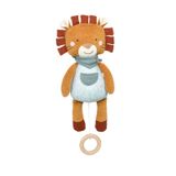 sigikid Speelklok Leeuw Yellow blauw/ orange