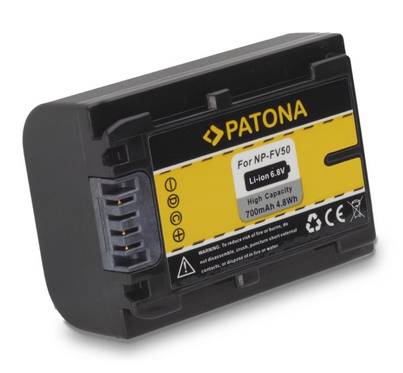 PATONA 1117 Camera Battery - Lithium-Ion (Li-Ion) - 700 mAh - Black