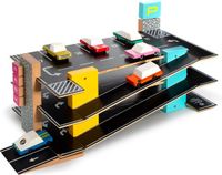 Candylab Toys Houten Die-Cast Speelgoedauto - Magnetic Garage