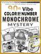 90s Vibes Color By Number: Monochrome Mystery