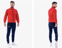 GIVOVA Trainingspak Torino Rood/Navy Blauw Kinderen Polyester Maat 140
