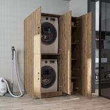Roomart DORA-II Wasmachine Ombouwkast 115x186 cm - Eiken