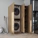 Roomart DORA-II Wasmachine Ombouwkast 115x186 cm - Eiken