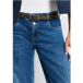 Ceinture fine à imprimé léopard