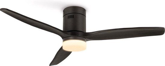 CREATE WINDCALM - Plafondventilator - Ø132 cm - Zwart - Met Wifi, Verlichting, Afstandsbediening & Timer