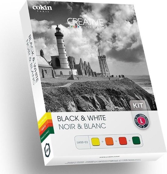 Cokin Creative 4 Black & White Filter Kit U400 03 L Serie