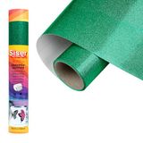 Siser EasyPSV Glitter – permanente vinylsticker met glitter, Emerald Envy, 150 x 30 cm, ideaal voor binnen- en buitentoepassingen