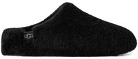 UGG Elea Fluffed-instapper in Black, Rubber/Wol, Maat 40