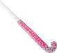 Princess Woodcore Junior Leopard Pink/White Hockeystick 24 Inch