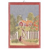 Ekelund Linneväveri Serviette de cuisine Mitt Sverige 35x50 cm Multi