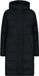 CMP Dunne met capuchon lange damesjas Zwart Polyester 3XL