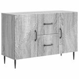vidaXL Dressoir met lade Grijs sonoma 89 x 34,5 x 60 cm Bewerkt hout
